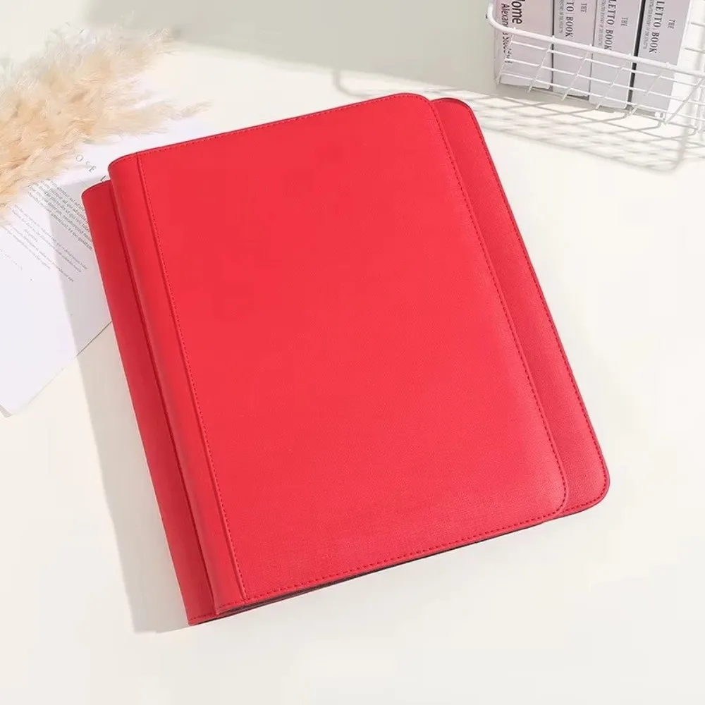 

Прочный альбом для коллекционных карточек на 9/12 ячеек из искусственной кожи, вместительная книга-органайзер для хранения, для домашнего использования