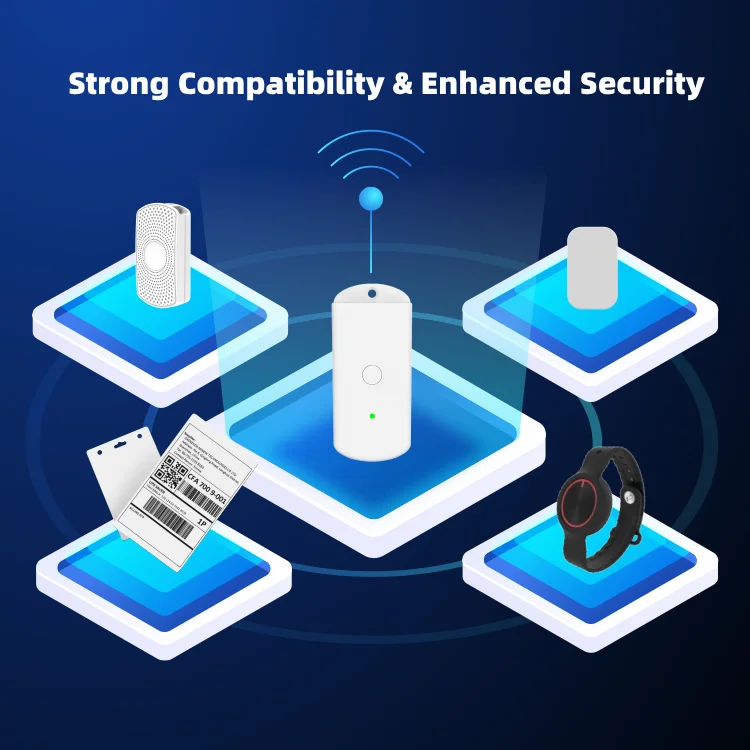 IIoT Indoor Mini Wireless Edge Computing Mqtt Gateway Smart Industrial Ble Receiver Ethernet Poe Bluetooth Wifi IoT Gateway