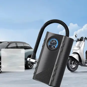 Car Mounted Inflation Pump Intelligent Digital Emergency Portable Motorcycle Electric Pump Car Tire Pump Wired Plug-In Model