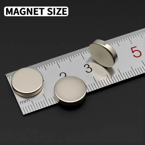 Imagen 2 del producto Potente imán de neodimio de 12x3mm N35 NdfeB imanes magnéticos permanentes redondos imanes de nevera súper fuertes DIY