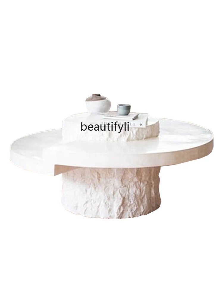 Silent Style Minimalist Coffee Table Light Luxury Modern Designer Model Model Room Villa B & B Tea Table