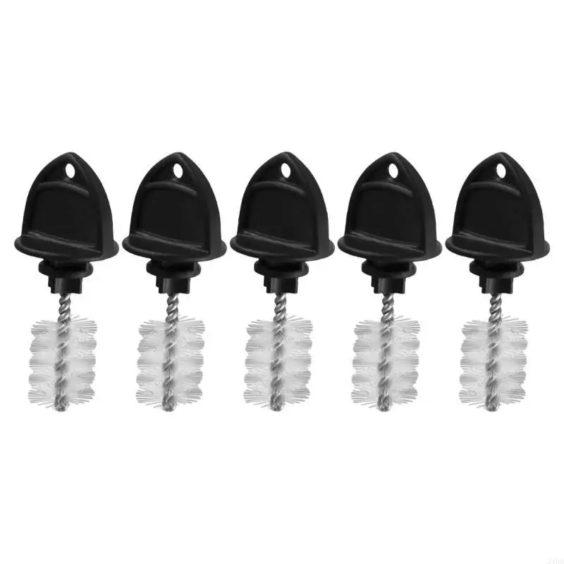  Pack Of 5 Beer Tap Cleaning Brushes and Protective Covers for Draft Faucets