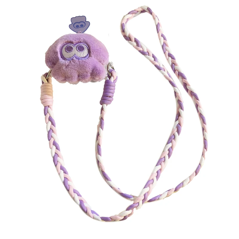 Game Splatoon 3 Plush Doll Mobile Phone Strap Cute Inkling Portable Crossbody Long Rope Neck Strap Pendant For Doujin Gift