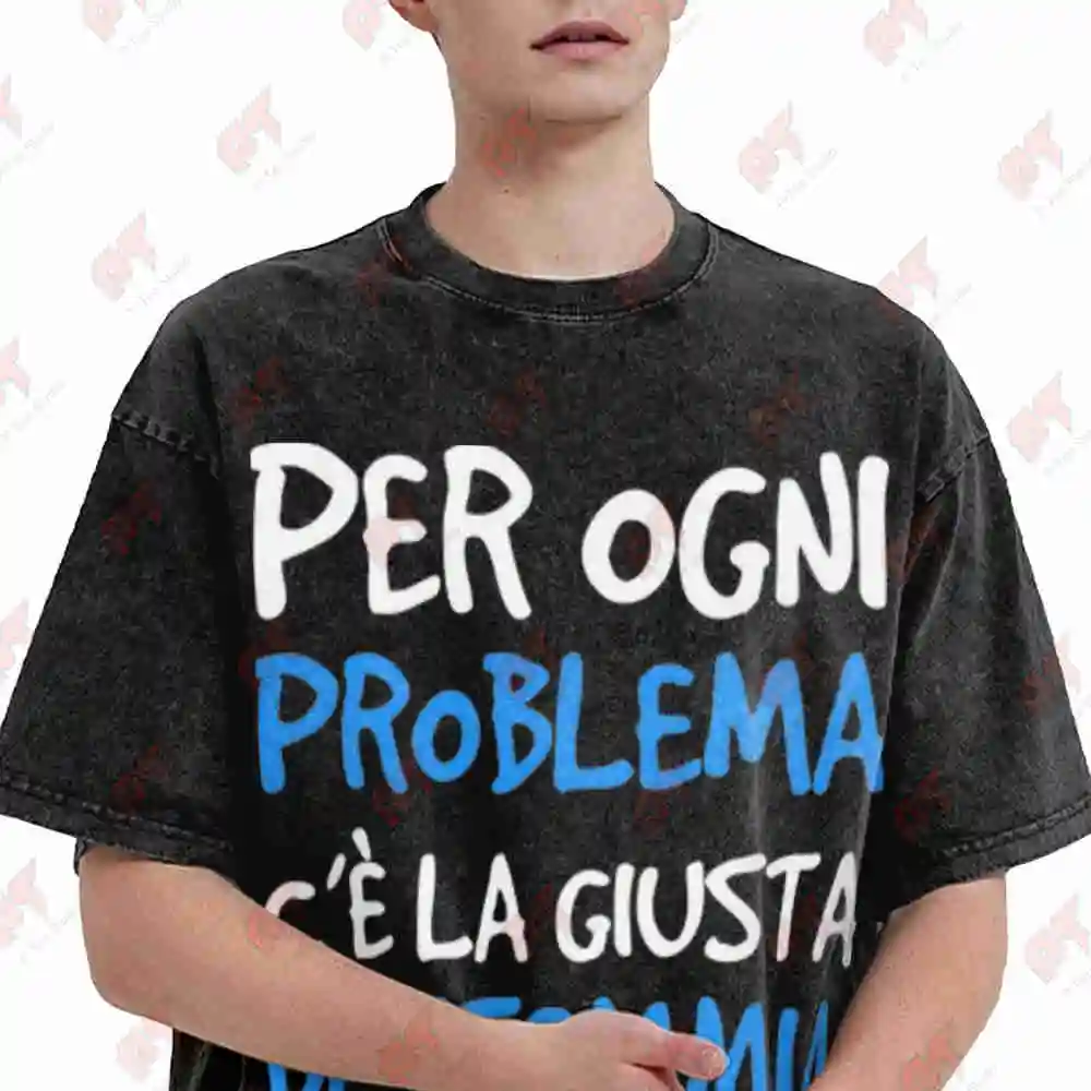 The Blasphemy Right Problem Vintage Washed Tee Pure Cotton T-Shirt