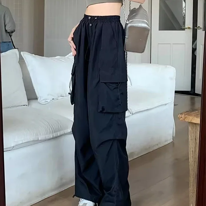 GIOIO Custom women early spring thin high-waisted wide-leg pants loose sun protection casual sports pants