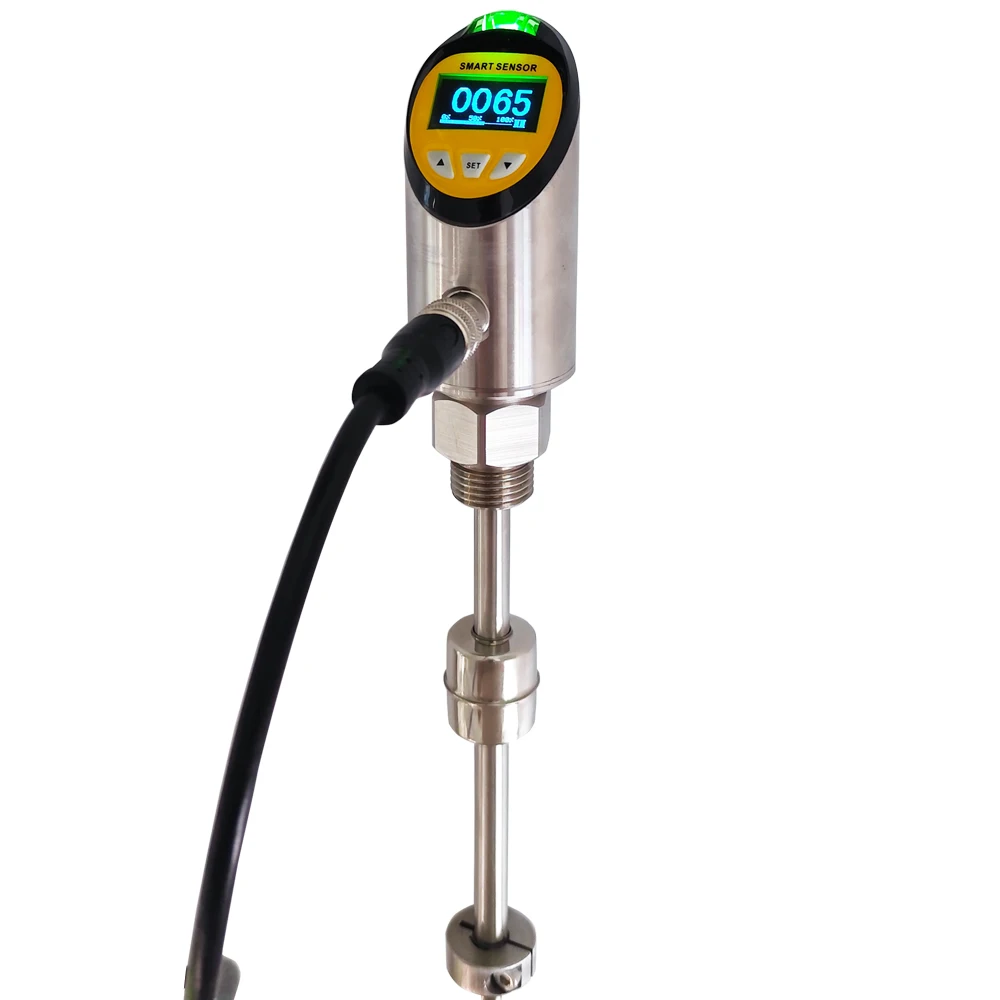 VOLKE Stainless Steel Vertical Fuel Liquid Float Switch Sensor Magnetic Level Measuring Instruments