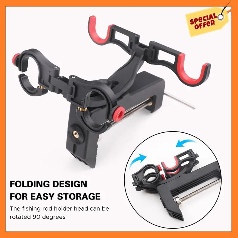 

AD08-Boat Fishing Rod Holder Mount Fishing Rod Holder Mount Support Adjustable Rod Holder Fishing Support Gear For Boat Bank Fis