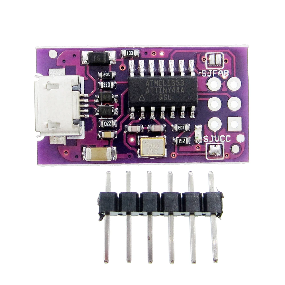 5 шт. Micro USB крошечный AVR ISP ATtiny44 ATTiny45 ATTiny85 USBTinyISP модуль программатора для IDE загрузчик ISP микроконтроллер 5 В