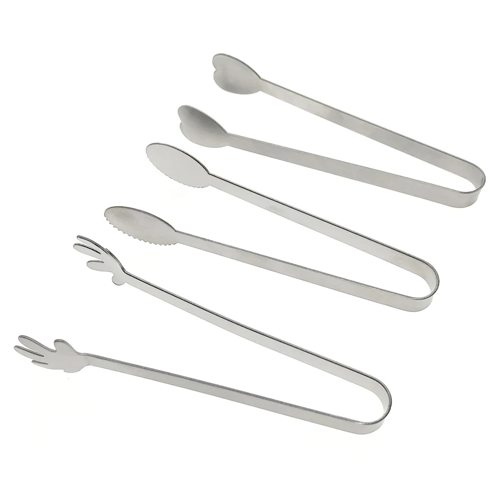 

Stainless Steel Mini Cubes Ice Food Serving Tools For Party Cafe Bar Home Kitchen Gadgets Palm Shape Appetizer Tongs