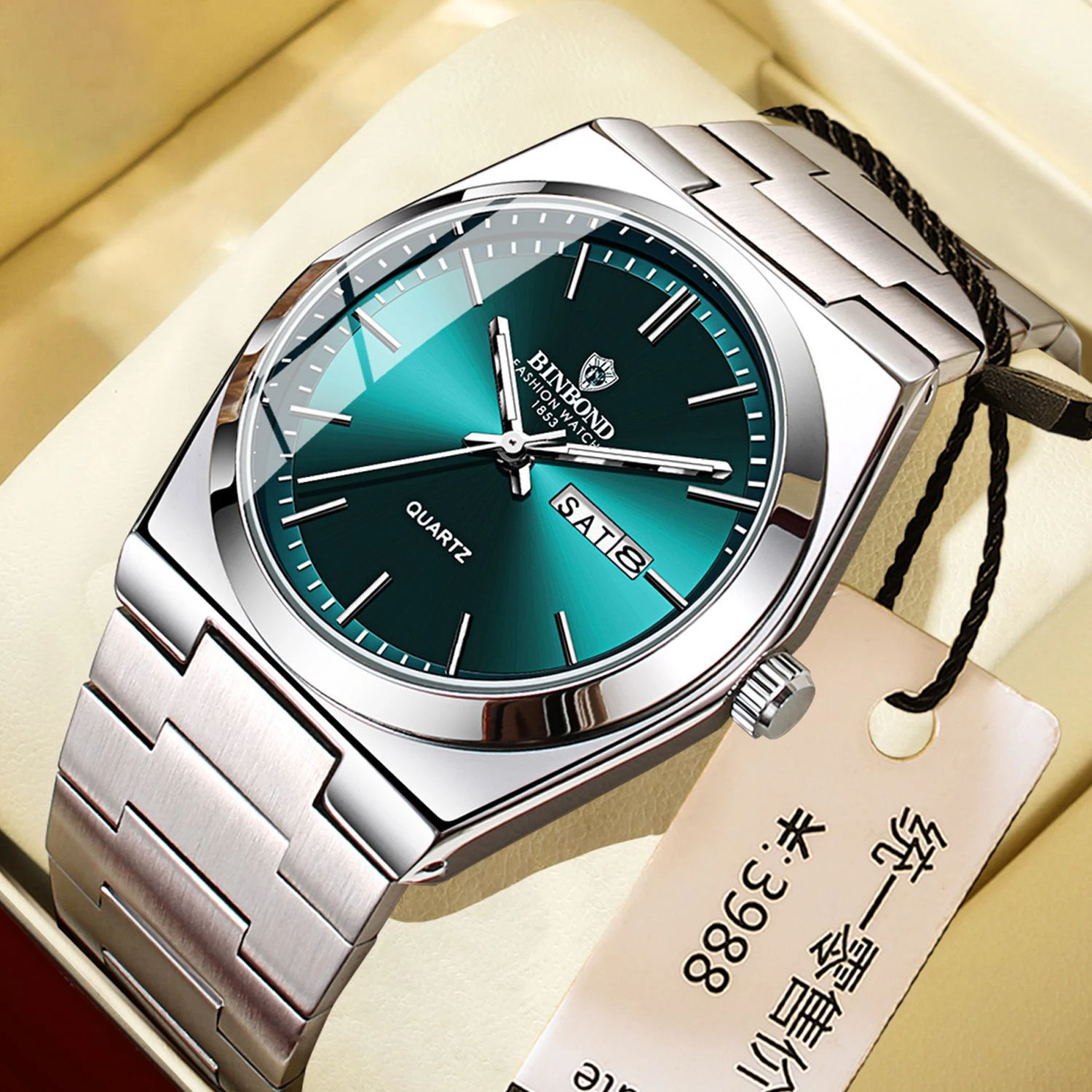 

ZH201 Модные новые мужские часы, кварцевые часы с двойным календарем для бизнеса и отдыха, легкие роскошные часы в подарок, часы для мужчин