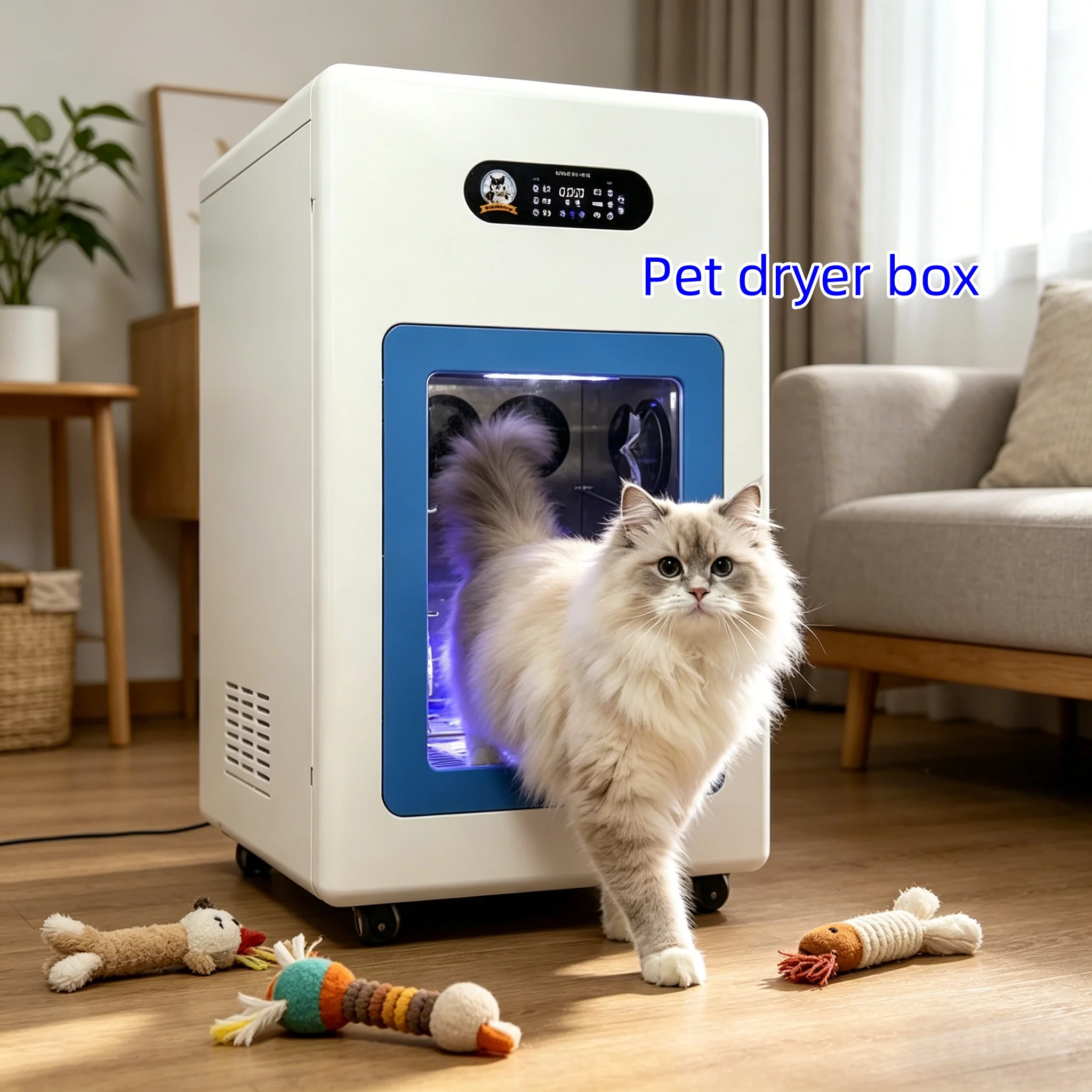 Professional Automatic Pet Dryer Box With Smart Pet Grooming Hair Dryer And High Velocity Air System