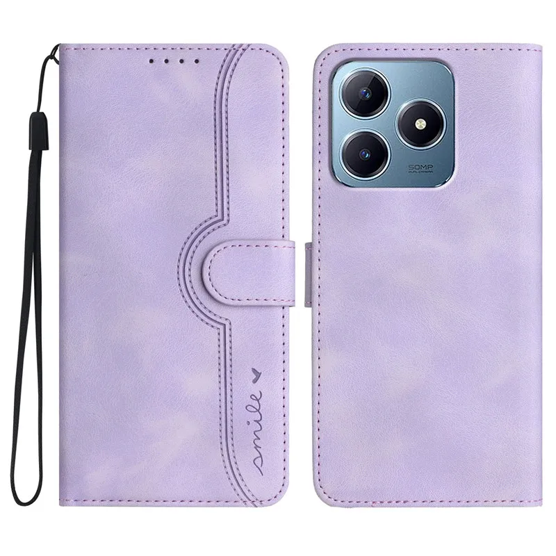 Flip Cases For Realme C61 C63 Cover on For OPPO RealmeC61 C65 4G C67 5G RealmeC63 Magnetic Stand Phones Protective Wallet Shell