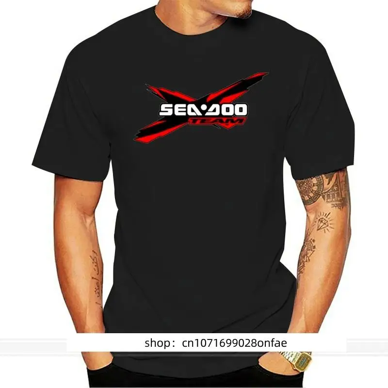 New Seadoo Team Logo T Shirt S 2Xl cotton tshirt men summer fashion t-shirt euro size