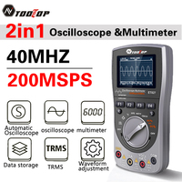 TOOLTOP ET827 2-in-1 Digital Oscilloscope Multimeter 200Msps Sampling Rate 40MHZ Analog Bandwidth Supports Waveform Storage