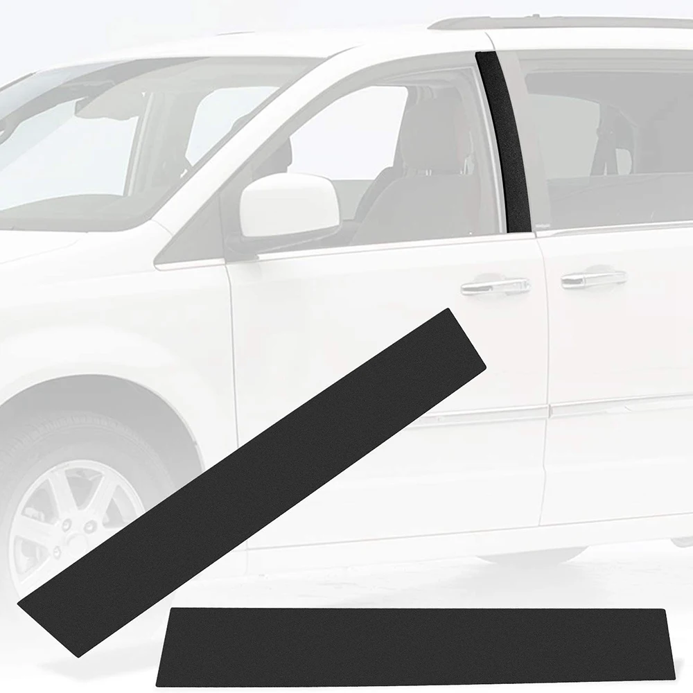 

R1-2Pc B Pillar Trim Cover Trim Applique Molding For Chrysler Town & Country Dodge Grand Caravan 5020664AA 5020664AB