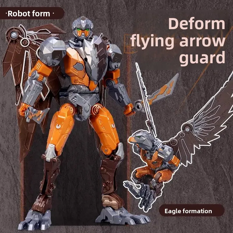 Beast Wars Flying Eagle Warrior Transforming Eagle Robot Action Figure Inspired Kids Toy with Wings