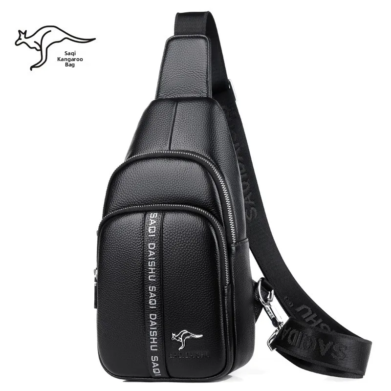 sachi-kangaroo-men's-genuine-leather-crossbody-briefcase-chest-bag-top-layer-cowhide-shoulder-bag-business-style