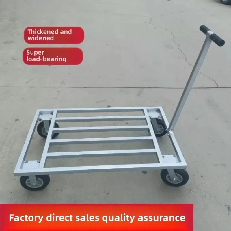 Flat truck Square tube truck Pull truck Extended trailer Load king Large folding trolley
