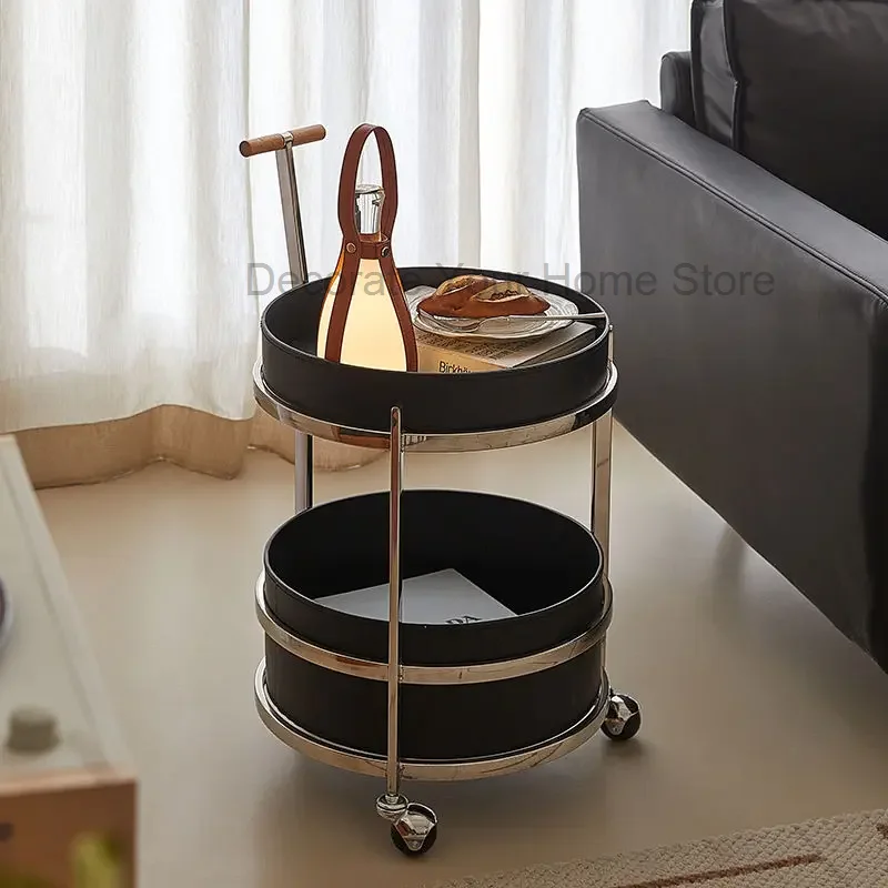 Food Trolley Mobile Kitchen Islands Folding Shelves Utility Makeup Grocery Kitchen Islands Spice Rangement Cuisine Equipment