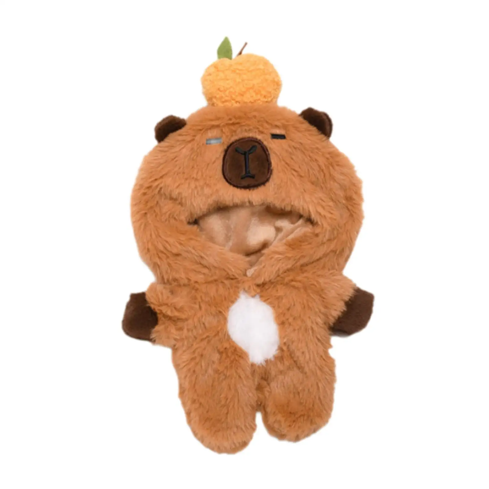 

Capybara Plush Jumpsuit Soft Doll Clothes for Girls Children Birthday Gift