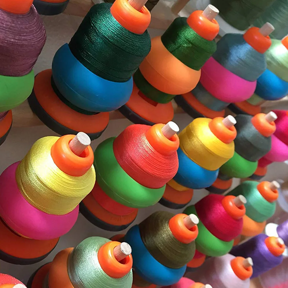 20 قطعة المضادة للانزلاق بكرة المعانقة موضوع مرن المنظمون لآلة بكرة حامل الخياطة بكرات كليب الموضوع بكرة التوقف #5