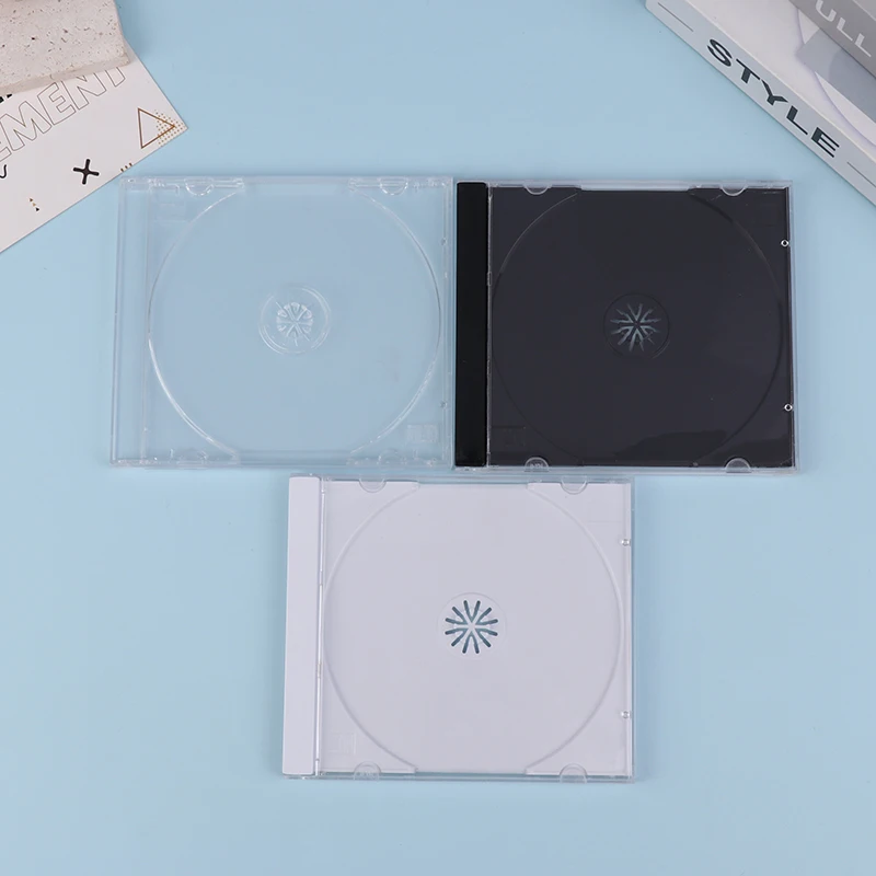 CD Storage Case Transparent Stand Acrylic Holders For CDs DVD Storage Holder Tool