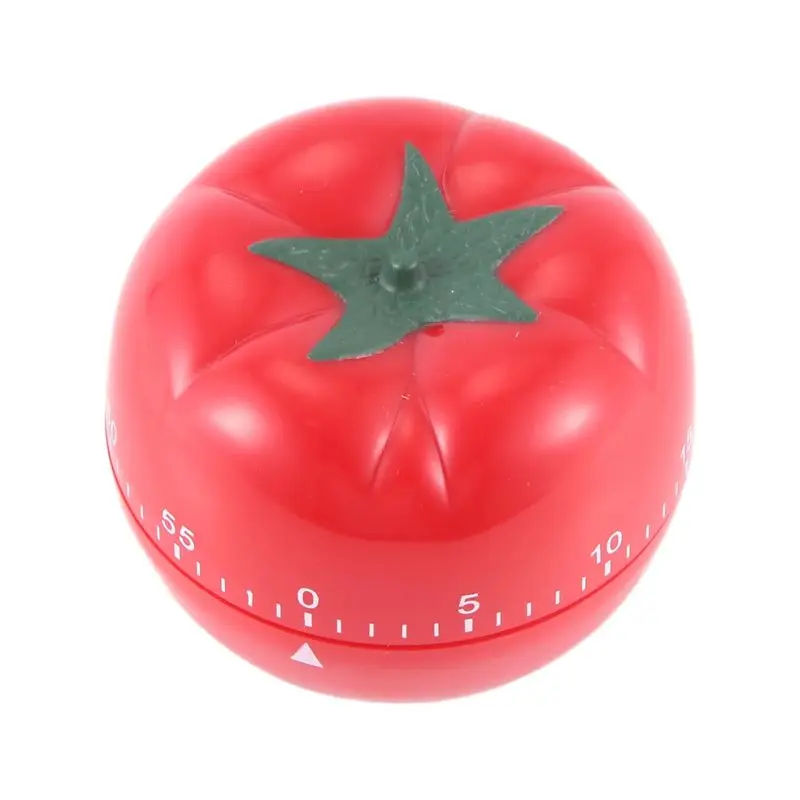 A93E-1-60Min 360 Degree Fashion Cute Indoor Kitchen Practical Tomato Mechanical Countdown Timer