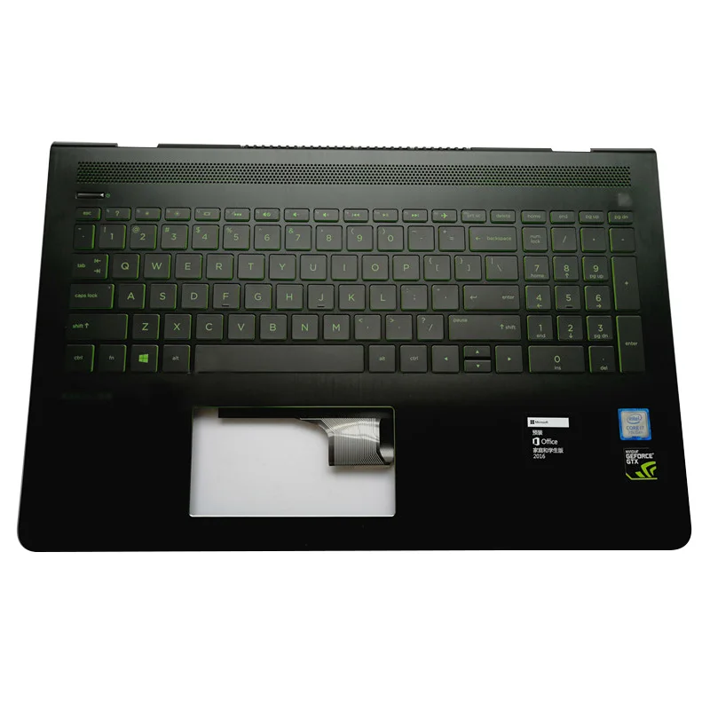 Imagem -03 - Portátil Palmrest Superior Case Teclado Retroiluminado para hp Pavilion Power 15-cb 15-ck Tpn-q193 Tpn-c201 15-cb035wm 926894001 95 Novo