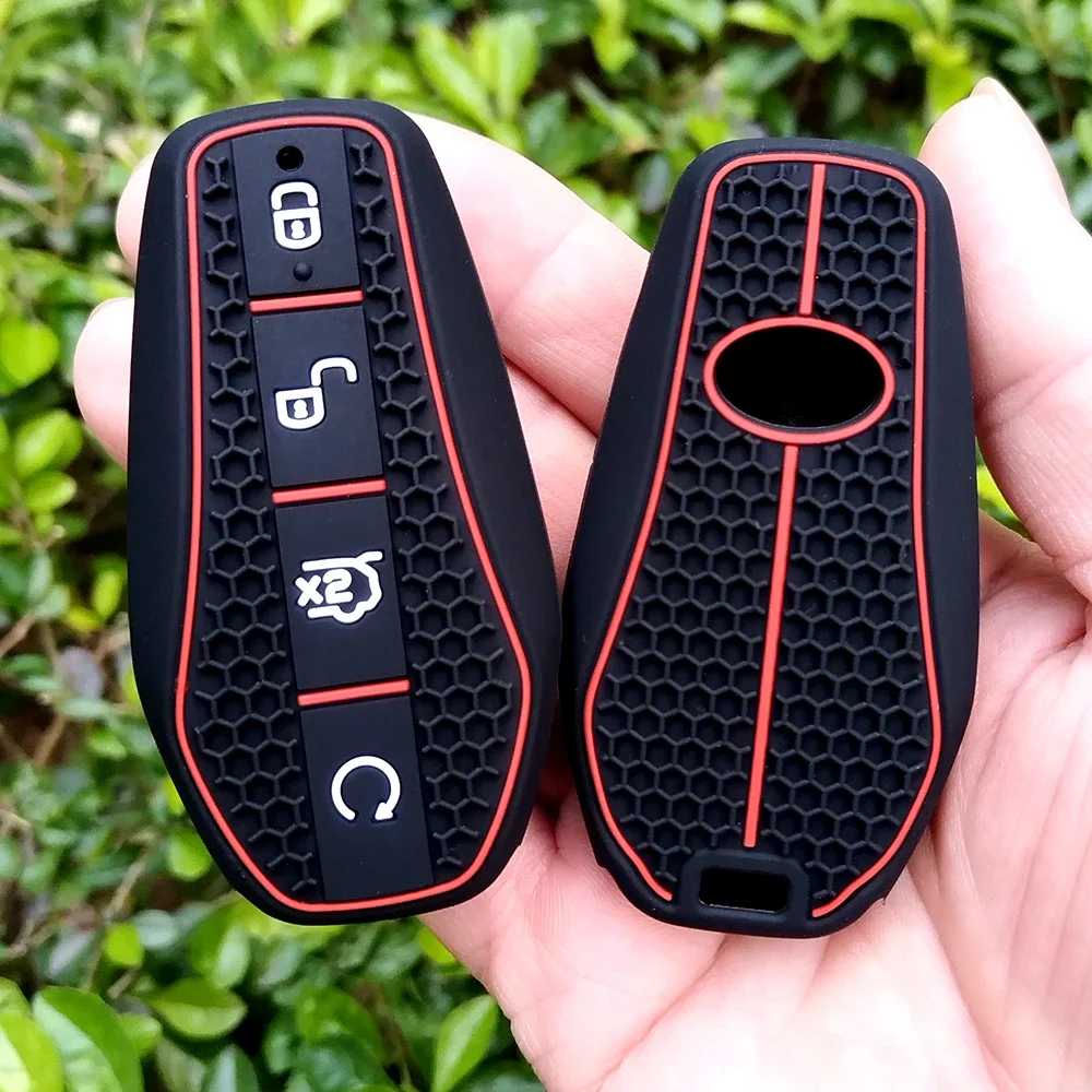 

Latest Styles Key Case Cover for BYD Song Plus Atto 3 Han EV Tang DM Qin Seal Dolphin Silicone Remote Fob Holder Car Accessories