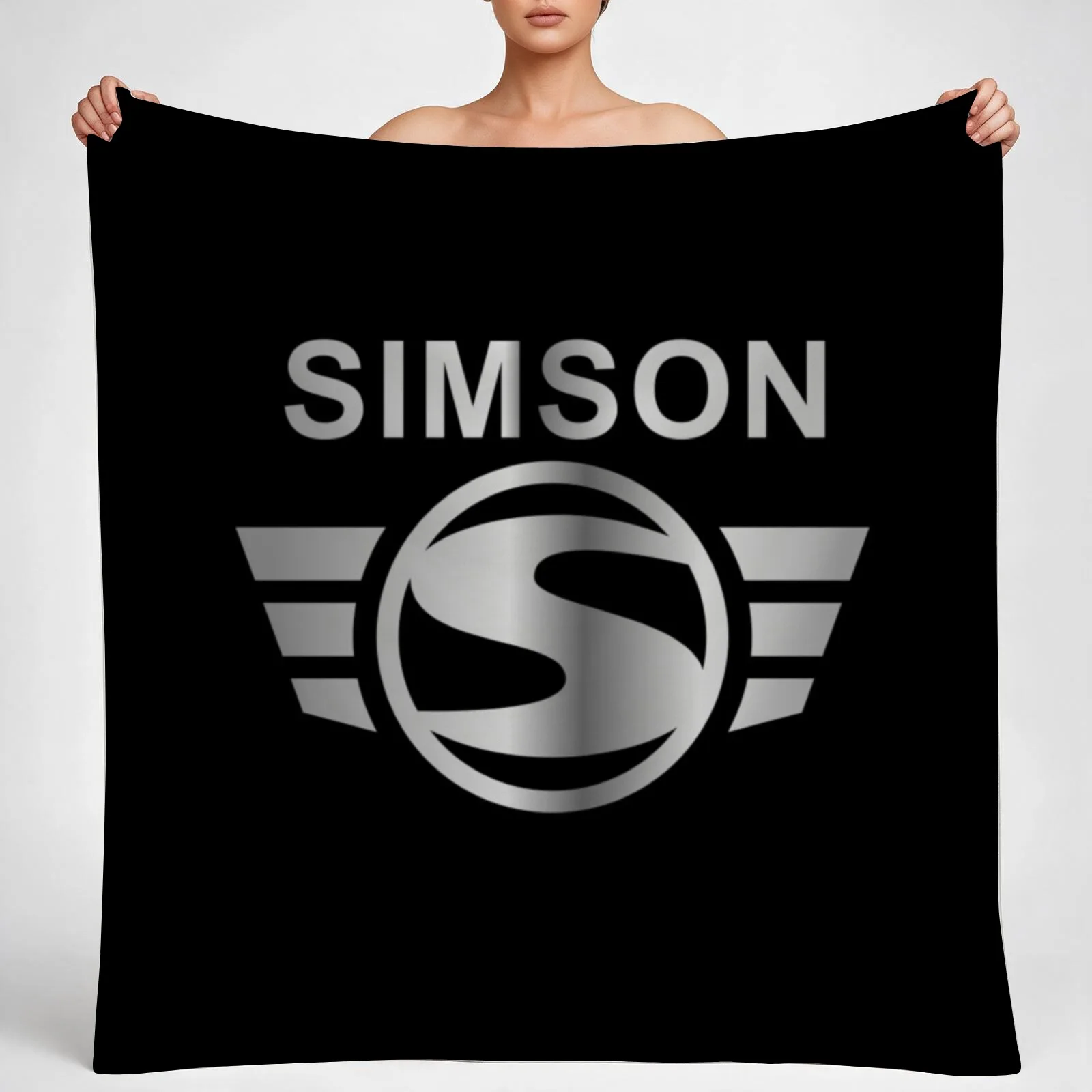 Vintage Simson Throw Blanket couch cozy soft plush fuzzy picnic outdoor blanket