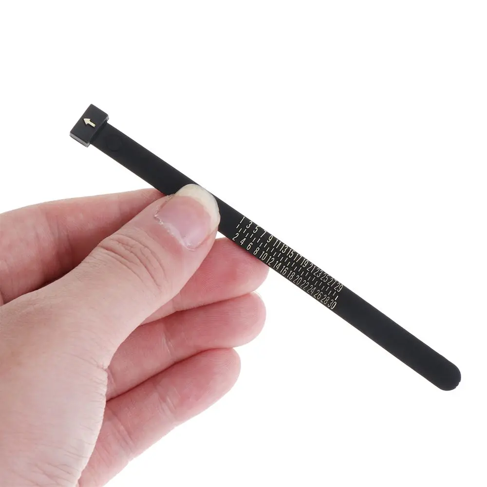 Ring Sizer Measure Soft Ruler Plastic Size Circle Finger Gauge Measure Size Filter UK/US/EU/JP Sizes A-Z