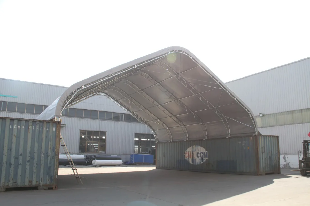 High Quality Portable Waterproof Galvanized Steel PVC Dome Rain Shelter Outdoor Carport Tent for Vehicle Parking