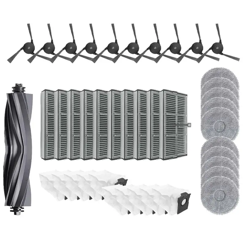 

Запчасти для пылесосов Dreame X40 Ultra / X40 Ultra Complete / X40 Pro / S30 Pro Ultra: основная щетка, боковая щетка, фильтр, мешок для пыли