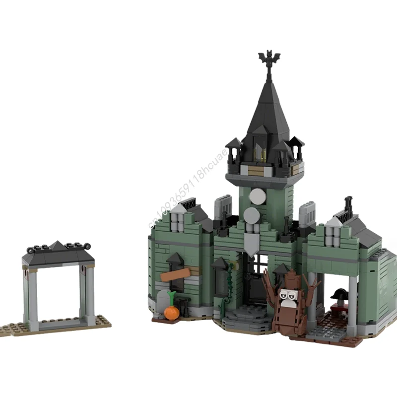 

598pcs MOC Creator 3 1 Frankenstein Manor Haunted Mansion Model Building Blocks Toys Construction Christmas Gifts Brick