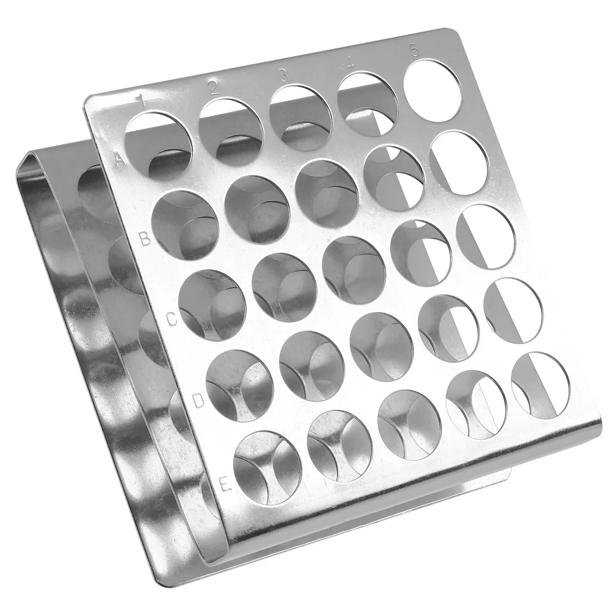 

Stainless Steel Test Tube Rack Z-Shaped Holder For Laboratory Centrifuge Tubes Lightweight Storage Solution School Science