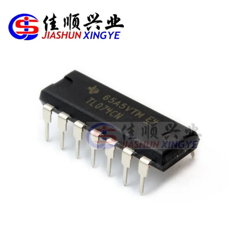 10PCS TL074CN J-FET Amplifier 4 Circuit - 14-PDIP IC OPAMP JFET 4 CIRCUIT 14DIP