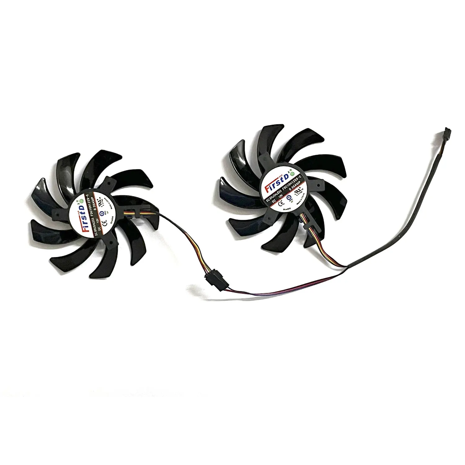 85MM 4-pin FDC10H12S9-C T129215BU RX 5700 5500 5600 XT graphics card fan for Powercolor RX 6700XT 6600XT 6600XT 6600 fighter fan