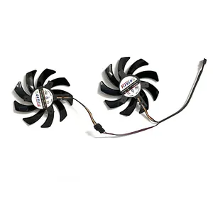 4-pin fdc10h12s9 c t129215bu rx 5700 5500 5600 xt fan grafik kartı powercolor erkek rx 6700xt 6600xt 6600xt 6600, savaşçı, 85mm En çok satılan 12 ekran kartı, rx-5500 - xt-no. 4