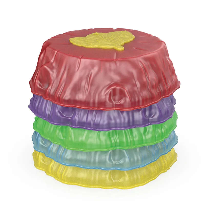 Rainbow Sensory Balance Board Toys Non-slip Stackable Toddler Balance Stones Children's Light-up Sensory Stepping Stones