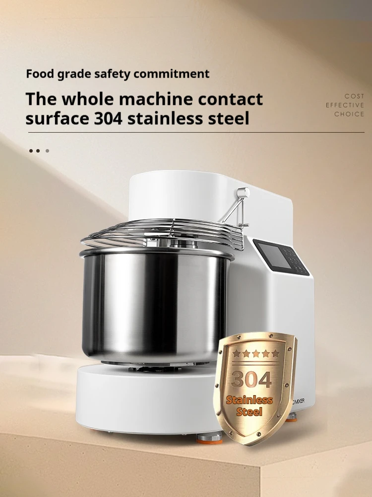 H15S commercial dough mixer kneading dough chef machine low noise fully automatic stainless steel dough and flour mixer