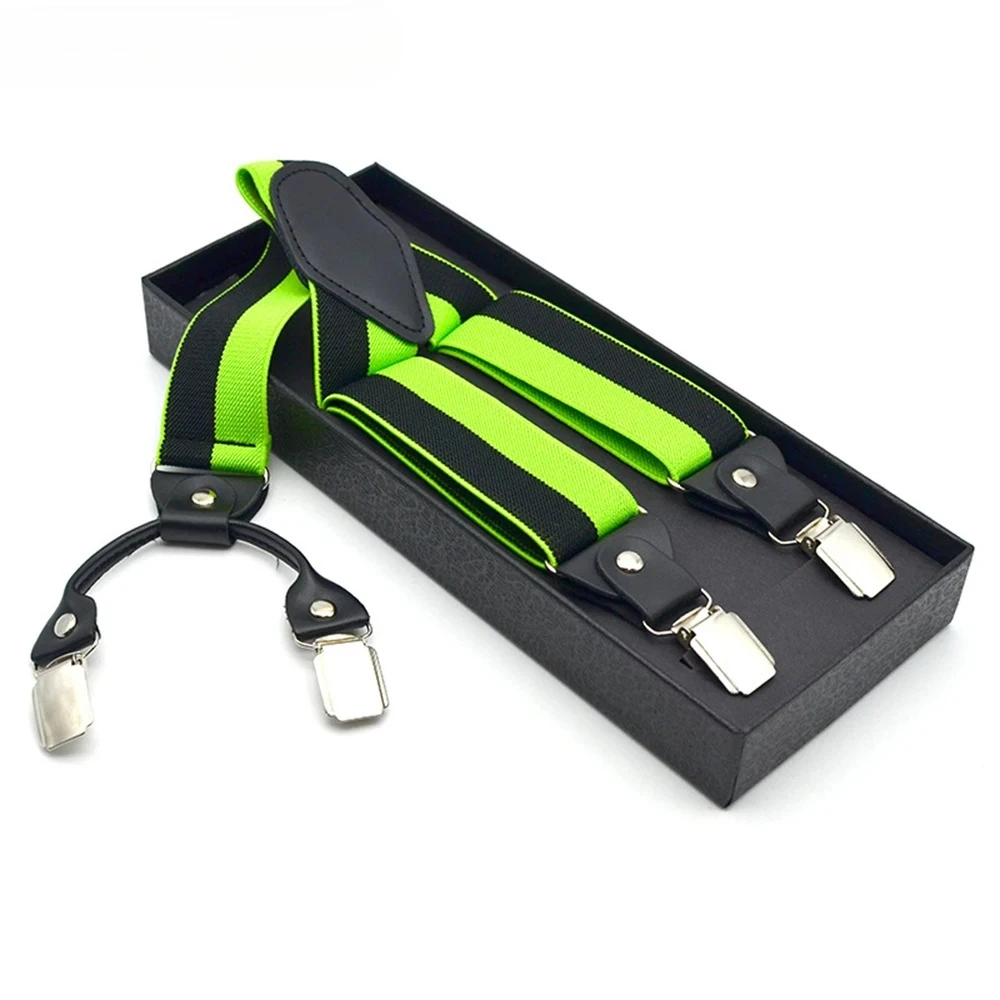 bretelle-nere-verdi-elastiche-a-righe-per-adulti-bretelle-alla-moda-da-uomo-bretelle-colorate-da-donna-con-4-clip-elastico-120cm