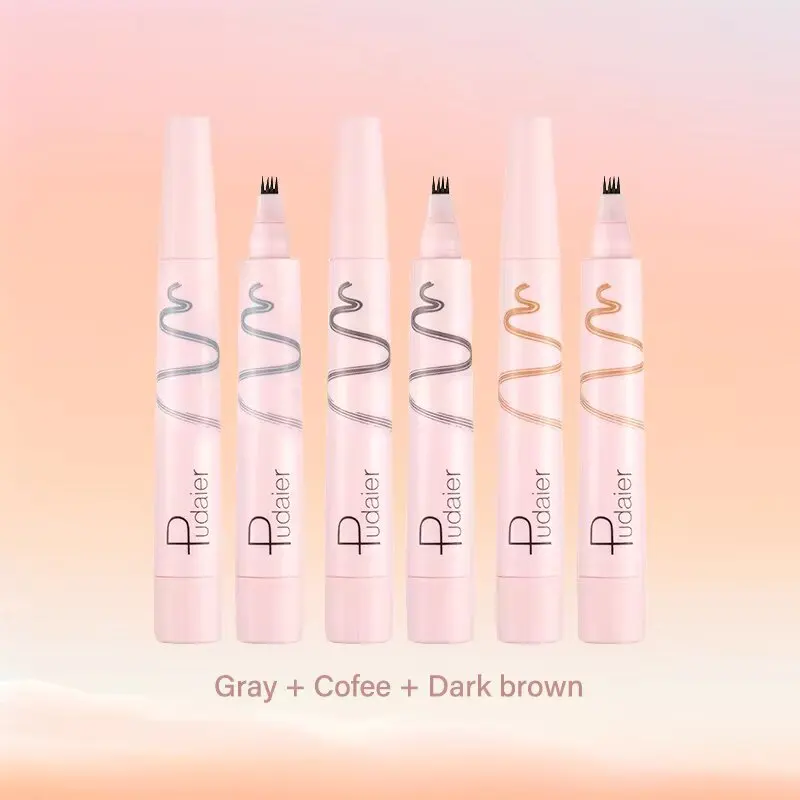 Waterproof Liquid Eyebrow Pencil Enhance Eyebrow Eyebrow Pen Long-Lasting Filling and Outlining Eyebrow Pencil Makeup Cosmetic.