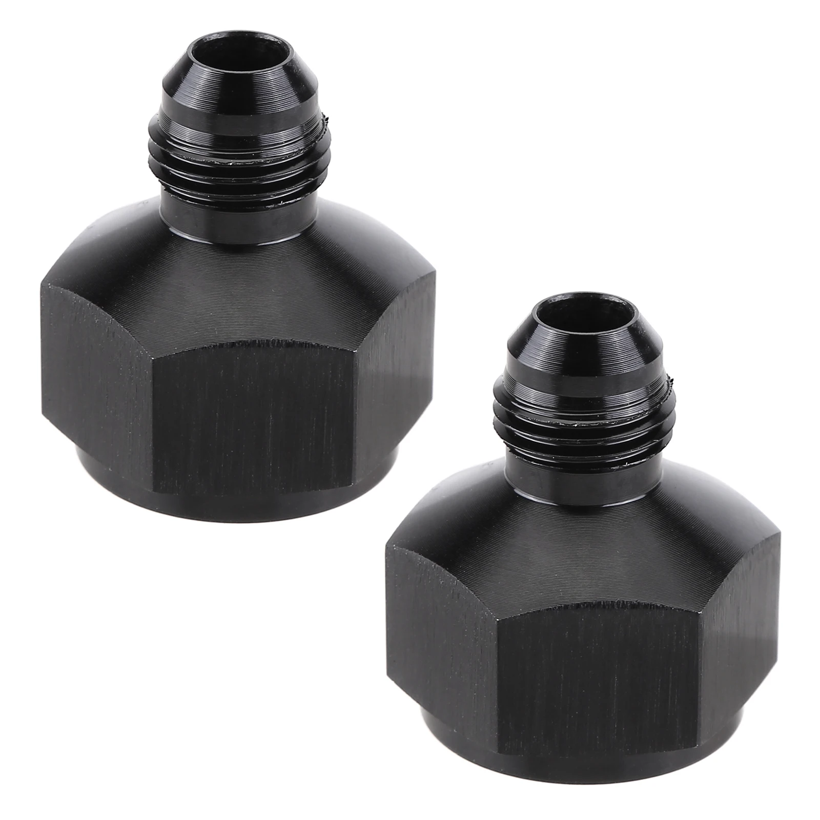 Aluminum alloy 2PCS 10AN Female to 6AN Male Flare Reducer Fitting Adapters Fuel Cell Bulkhead Adapter Precise Threads Tight Sealing