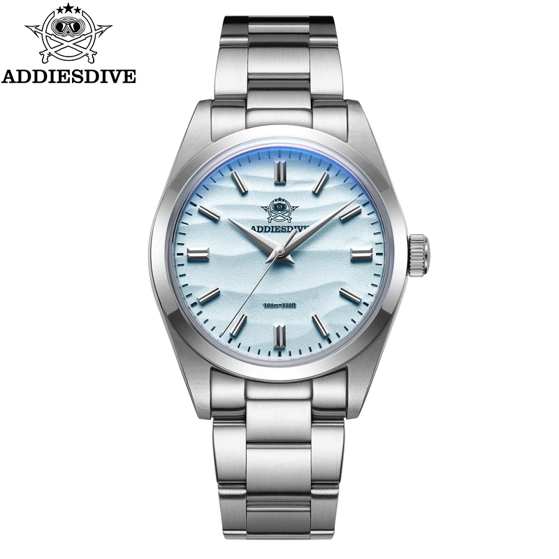 

ADDIESDIVE Новые роскошные женские часы с японским кварцевым механизмом, спортивные часы для активного отдыха, водонепроницаемые до 100 м, аналоговые светящиеся часы для дайвинга, наручные часы для женщин