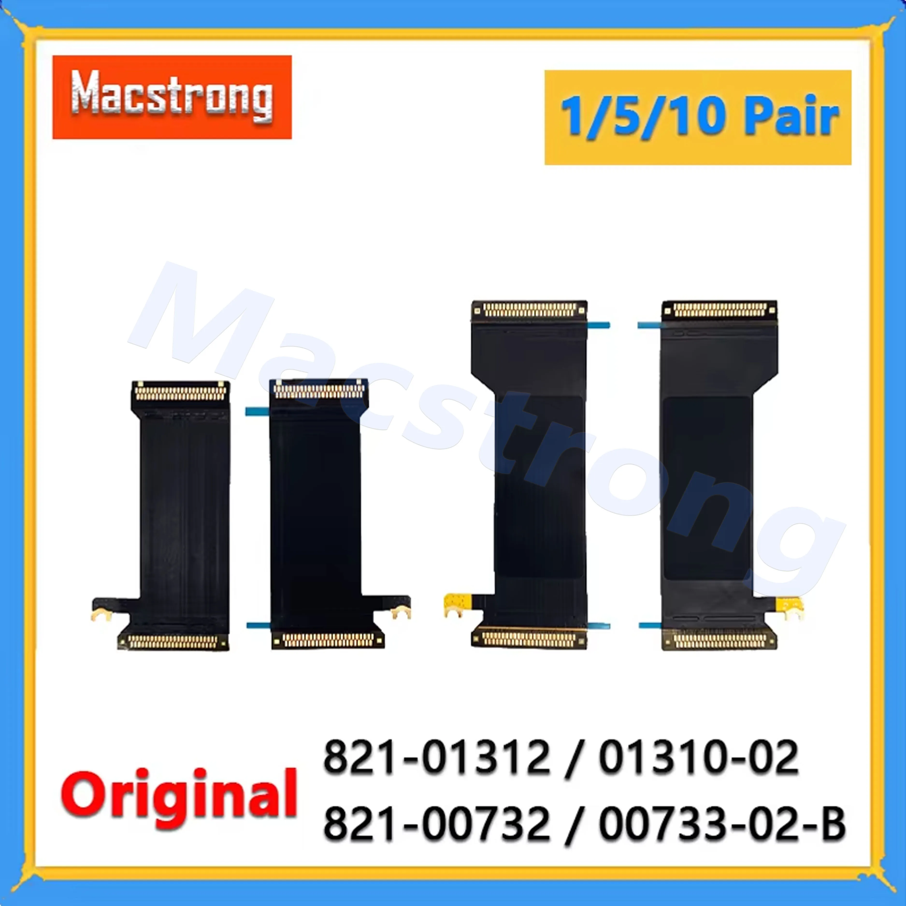 Oryginalny kabel szklany A1708 do macbooka Pro A2159 A2289 A2179 A1706 A1932 ekran LCD kabel Flex 821-00732/00733 821-01312/01310