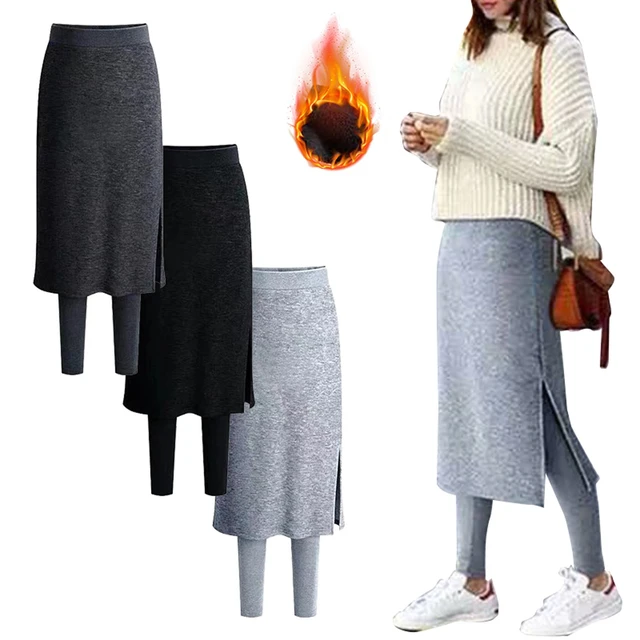 Skirted Leggings For Womens Tennis Skirt With Built In Leggings Knee Length Footed Leggings for Women 80s Outfit for Women AliExpress