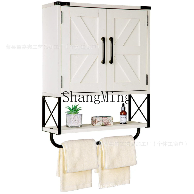 

SM storage rack, bathroom wall-mounted storage, towel, locker, toiletries, storage, wall rack.