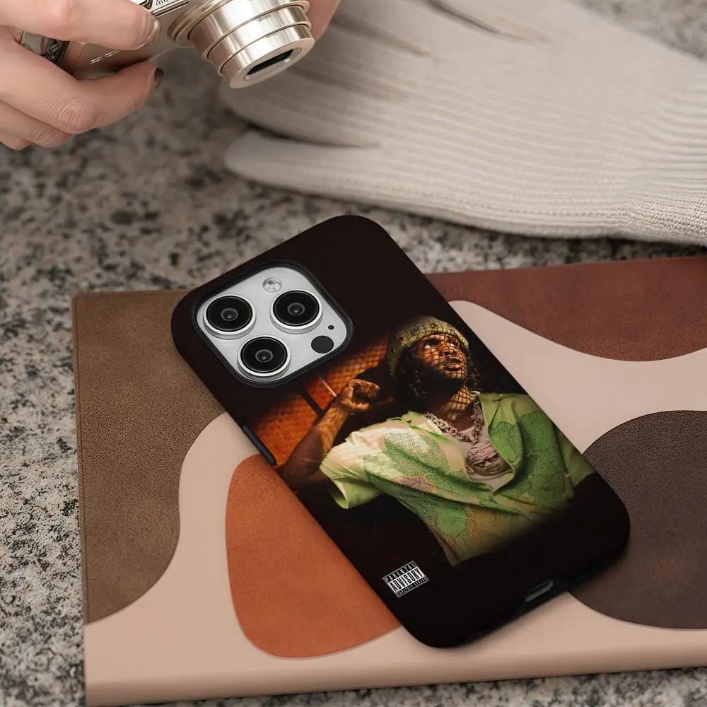 حافظة هاتف لهاتف سامسونج جالاكسي S25 24 23 22 Ultra Plus A56 36 26 لامعة عالية الدقة بطبقة مزدوجة غلاف صلب Chief Keef تعالى So 2 #4