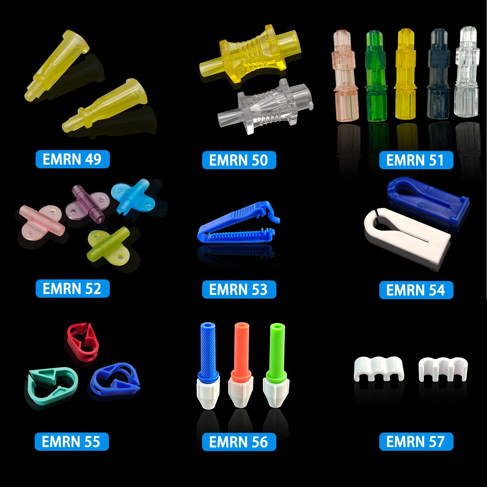 500 szt. uchwytów na igły, wytrzymała podstawa igły do precyzyjnych zastosowań medycznych, do użytku medycznego i laboratoryjnego, różne modele