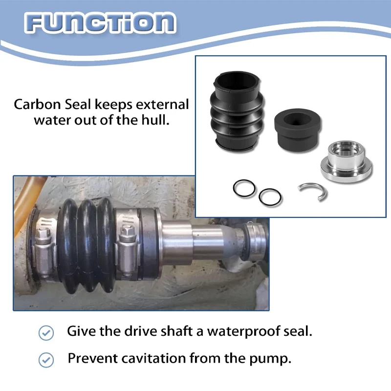 Para Kit de reconstrucción de línea de transmisión de sello de carbono marino Sea Doo apto para 1996-2007 SP/SPX/GTX/GS/GTI/GSX 272000042   Herramientas para barcos